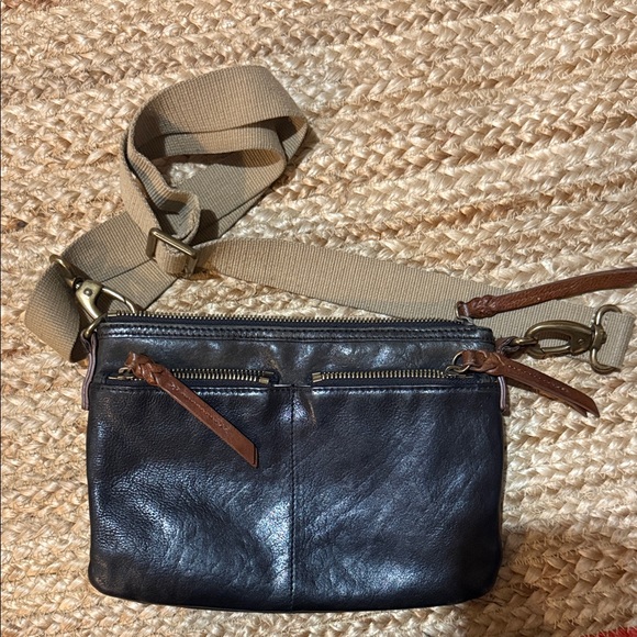 Margot New York Handbags - Brown Leather Crossbody Shoulder Bag with Adjustable Strap